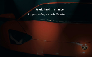 Red sports car quote work - poster free wallpaper