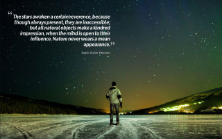 Man road night sky stars - buckminster fuller free wallpaper