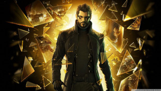 Man black outfit gold triangles - dong kingman free wallpaper