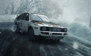 White truck snowy forest military - darek zabrocki free wallpaper