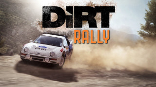 Dirt rally car driving trees - a dirt road free wallpaper
