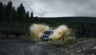 Car muddy road people watching - muddy free wallpaper