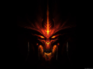 Demonic demon glowing eyes fangs 4 - a demonic demon free wallpaper