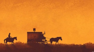 Horses grass cart man horse 2 - western free wallpaper