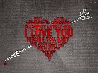 Heart shaped word art i 3 - felipe seade free wallpaper