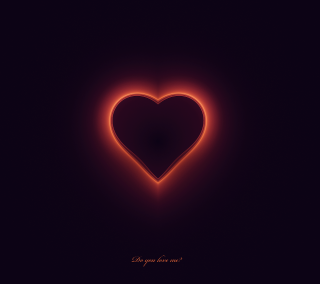 Heart red light black 3d - frame free wallpaper