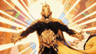 Man golden suit sword yellow - a yellow arrow free wallpaper