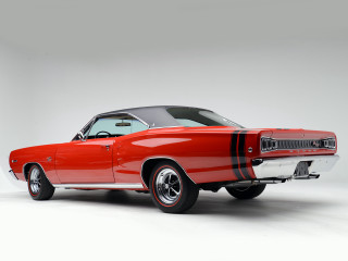 Red car black top white - a black stripe free wallpaper
