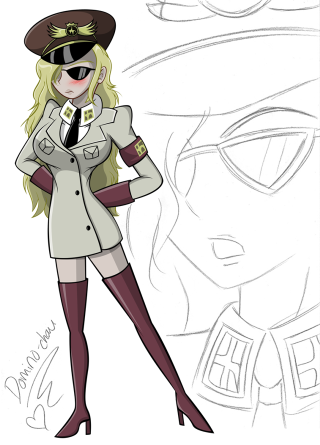 Alice prin portrait military uniform - her hip free wallpaper