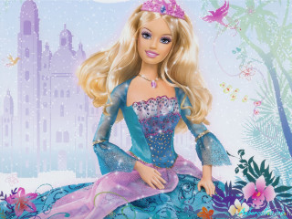 Barbie flower bed blue dress - bed free wallpaper