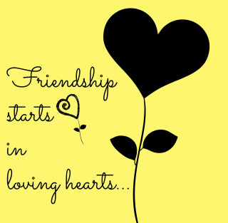 Black heart flower love quote - free love wallpaper