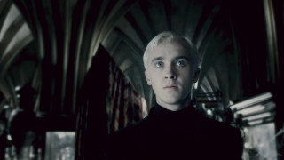 Gothic man whitehair blackshirt portrait - perfect eye free wallpaper