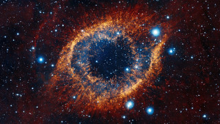 Large blue ring starfield space 3 - anish kapoor free wallpaper