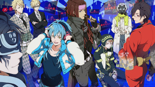 Anime characters city street buildings - dr. atl free wallpaper