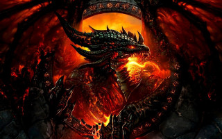Dragon crown fire background mystical - a crown free wallpaper