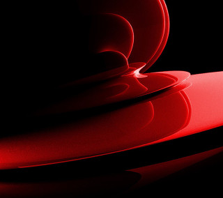 Red apple logo black background - anish kapoor free wallpaper