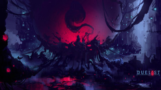 Dark red monster creature red - a dark free wallpaper