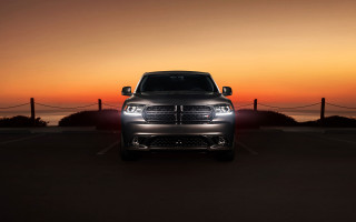 Black dodge ram truck sunset - ambient lighting free wallpaper