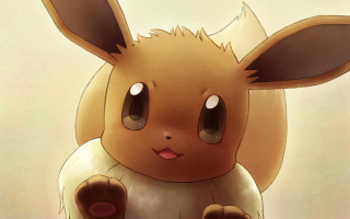 Cute cartoon bunny big ears - a big smile free wallpaper