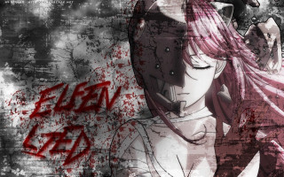 Pink haired girl blood spray - video art free wallpaper