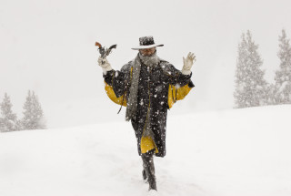 Man hat coat snow hands - movie still free wallpaper