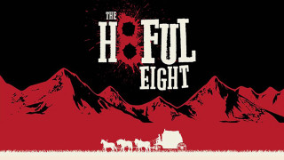 Red black carriage mountain silhouette - a horse free wallpaper
