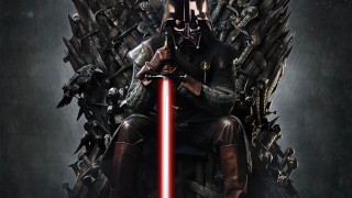 Man sitting iron throne sword 4 - his hand and a helmet free wallpaper