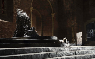 Iron throne stone step doorway 2 - edward otho cresap ord ii free wallpaper