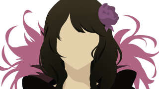 Woman flower hair pink background - cel free wallpaper for desktop