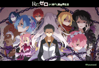 Anime characters chains captions group - chain free wallpaper