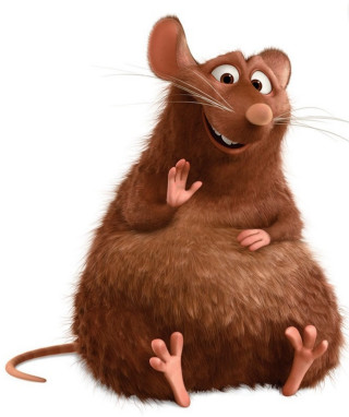 Cartoon mouse sitting white surface - a cartoon mouse free wallpaper
