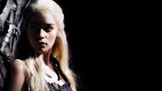 Woman blonde hair stone wall - game free wallpaper