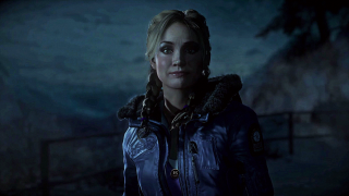 Woman blue jacket dark room - a blue jacket free wallpaper