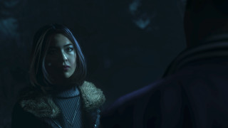 Woman dark room man black - a black coat free wallpaper