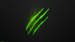 Green monster logo black background - cafer bater free wallpaper