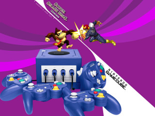 Nintendo wii game controllers cartoon - concept art free wallpaper