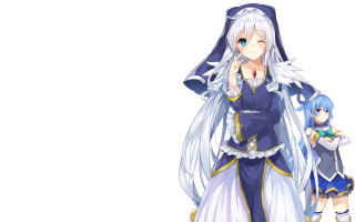 Woman girl blue dress white - maya free wallpaper