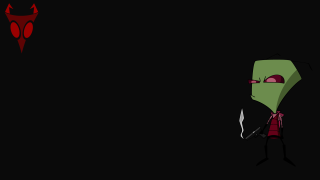 Cartoon character knife demon black - a red demon free wallpaper