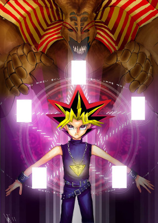 Cartoon character giant monster arms - tarot card free wallpaper