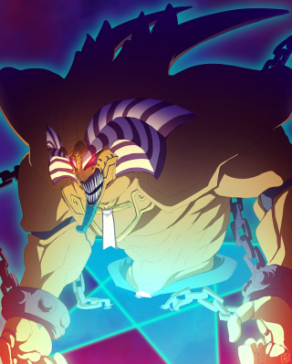 Cartoon character large head sword - a large head free wallpaper