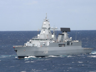 Large gray ship ocean sky - carl eugen keel free wallpaper