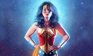 Woman wonder costume star filled - stanley artgerm lau free wallpaper