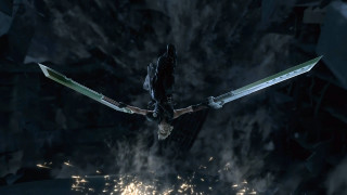 Dark room swords smoke fireworks - a sky background free wallpaper for desktop
