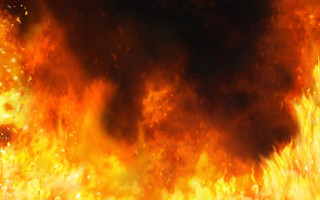 Burning fire autumn leaves charizard - a fire free wallpaper