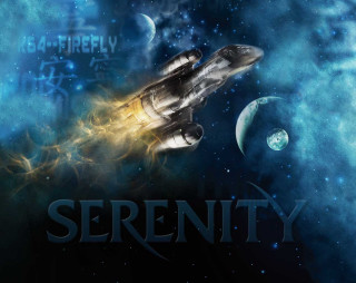 Spaceship flying sky caption serenity - a space ship free wallpaper