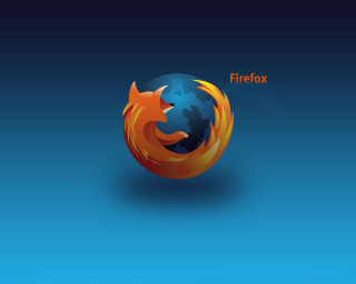 Firefox logo blue background red - a red fox free wallpaper