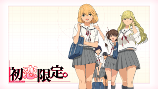 Girls school uniforms backpacks standing - a group of girls free wallpaper