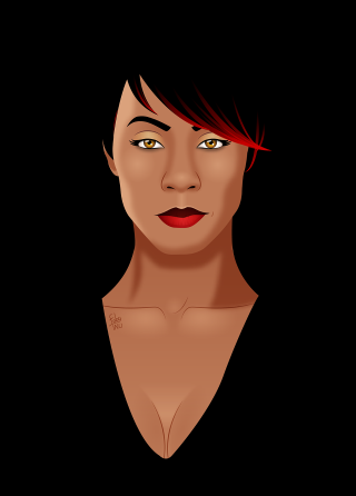 Redhair blackshirt redcross portrait darkskin - red hair free wallpaper