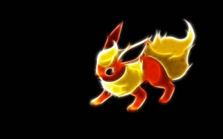 Red yellow animal black background - a black background free wallpaper for desktop