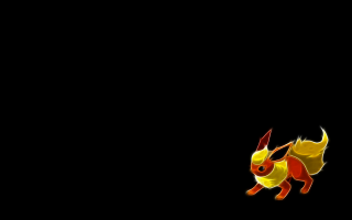 Yellow red dog screenshot pokemon - the right side free wallpaper